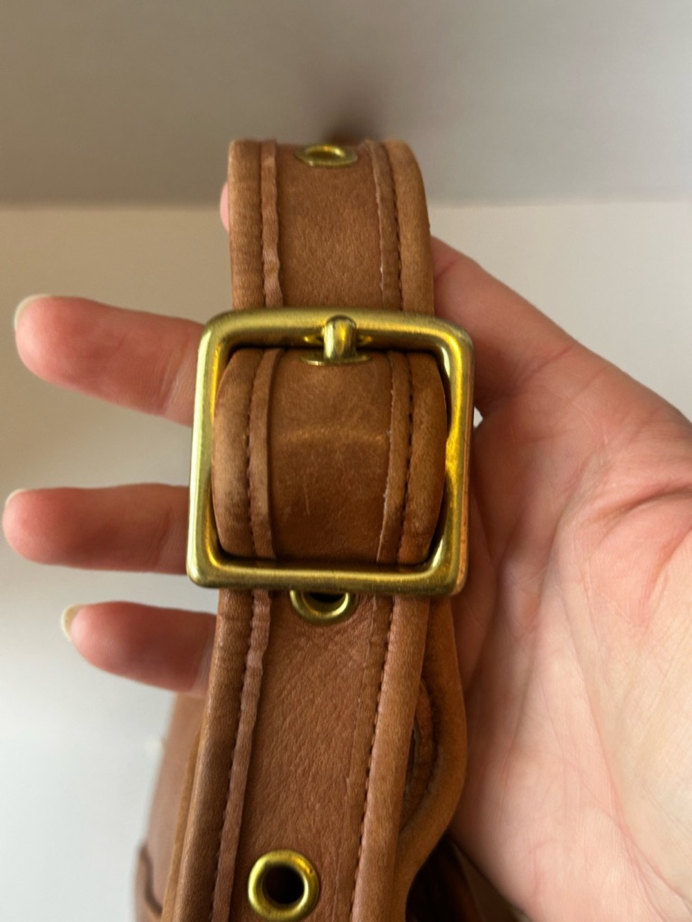 Vintage COACH 9951 Patricia’s Legacy Crossbody Brown Leather  Saddle Bag - Picture 8 of 11